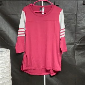 🌸3/4 sleeve burgundy shirt